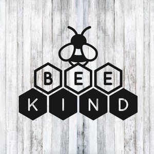 Bee Kind Vinyl Car Decal
